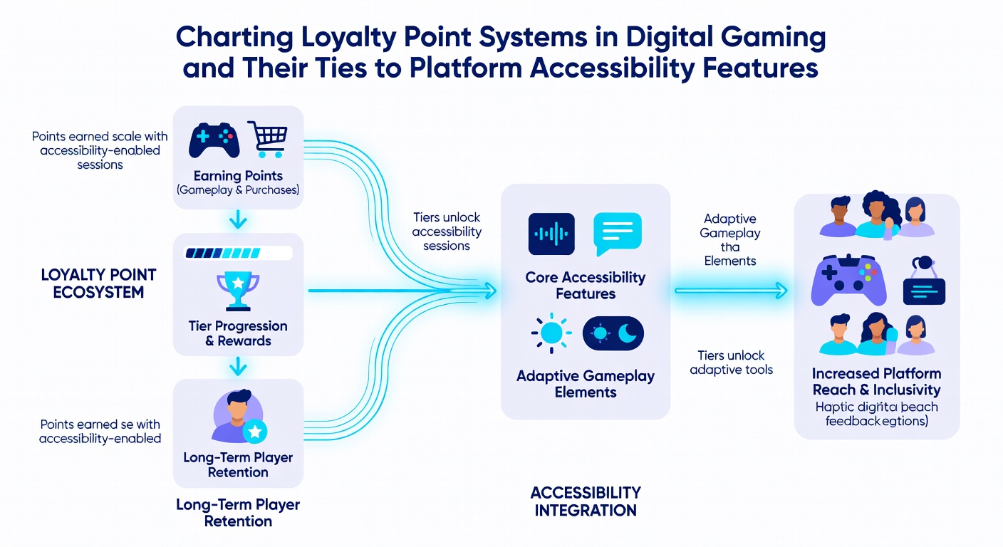Player using accessibility options while viewing loyalty rewards dashboard on a gaming console