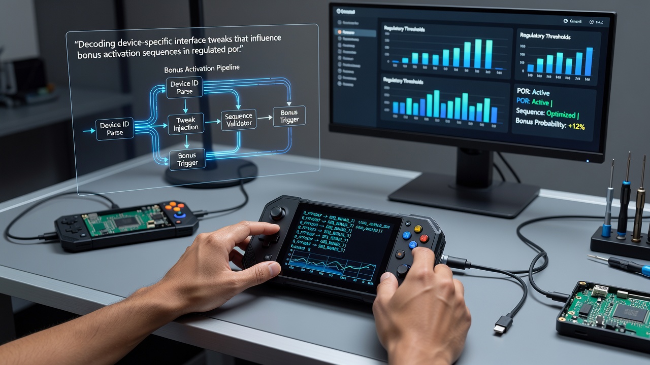 Close-up of gaming app interface elements across different screen resolutions and device types
