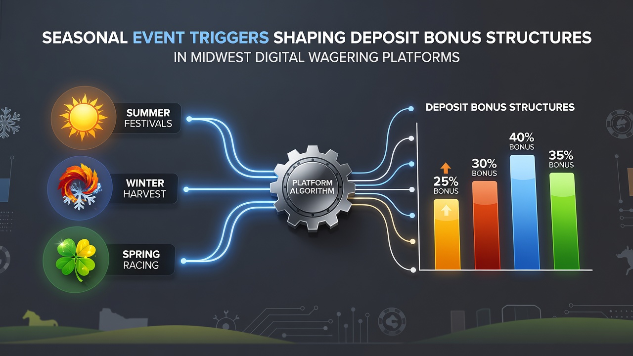 Midwest online wagering platforms display seasonal deposit bonuses tied to summer festivals and state fairs across Illinois, Michigan, and Iowa in 2026