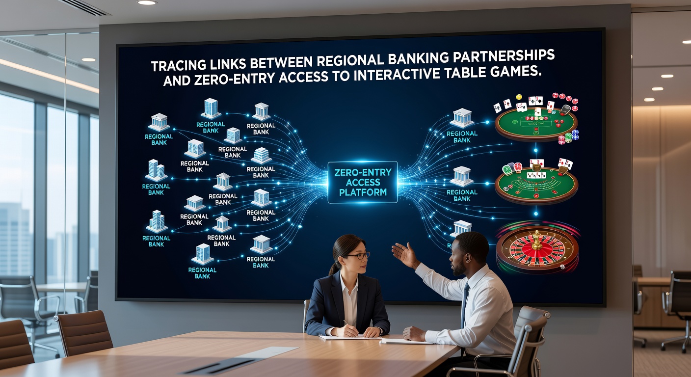 Mobile device displaying live dealer table game interface connected to banking verification symbols